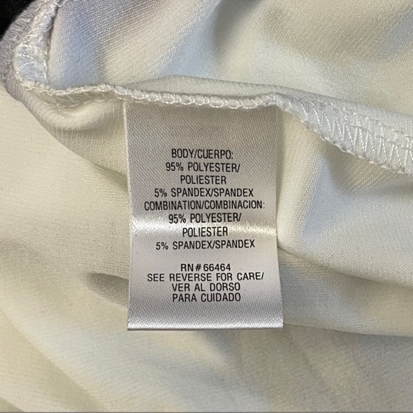 SANDRA DARREN Black White
Striped Layered Round Hem Sleeveless
Maxi Dress 8 - Picture 7 of 10